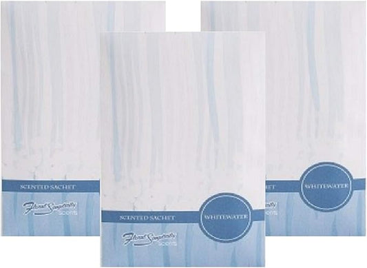 Whitewater Scented Sachets Pack of 3, Everyday - Long-Lasting Scented Bags, Home Fragrance, Air Freshener & Deodorizer for Closet, Room, Drawer, or Cars, Made in USA