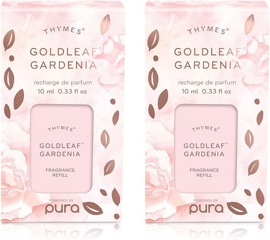 Thymes Goldleaf Gardenia Pura Smart Home Plug-in Diffuser Refills - Pack of 2